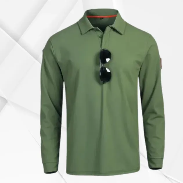 Bertram - Männer taktische militärische Langarm-Polo-Shirts