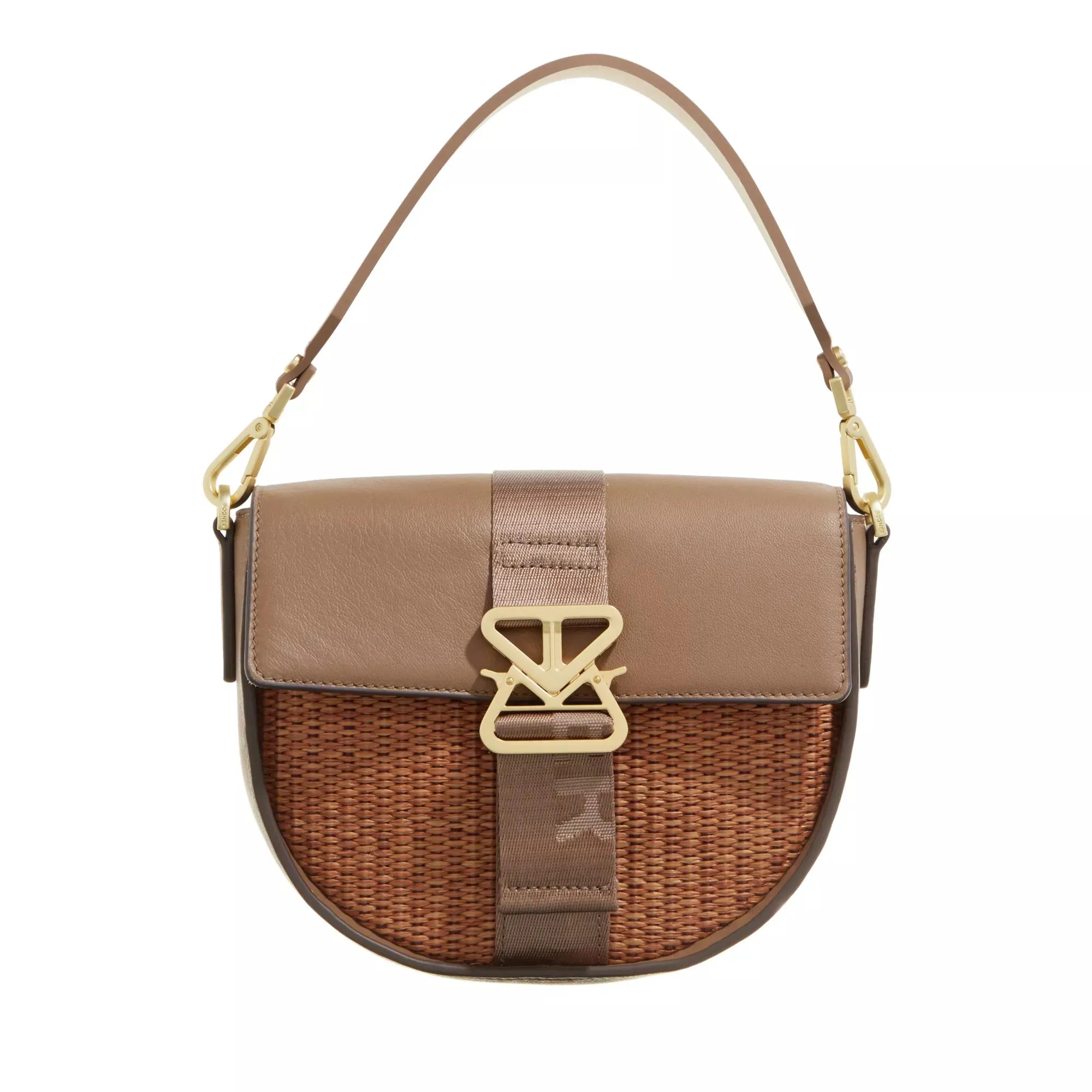   Bogner  Zuoz Rafia Cassy Shoulderbag Shf Portabella  Saddle Bag 