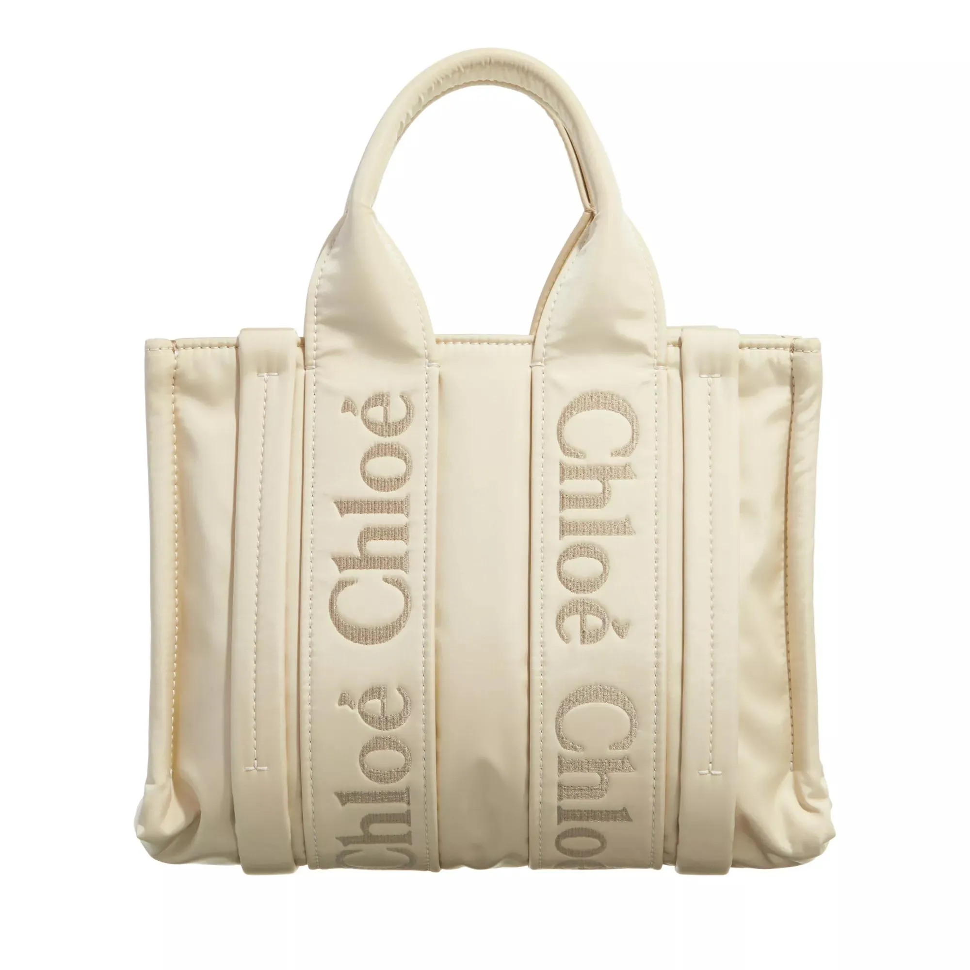   Chloé  Woody Tote Bag Ivory  Tote 