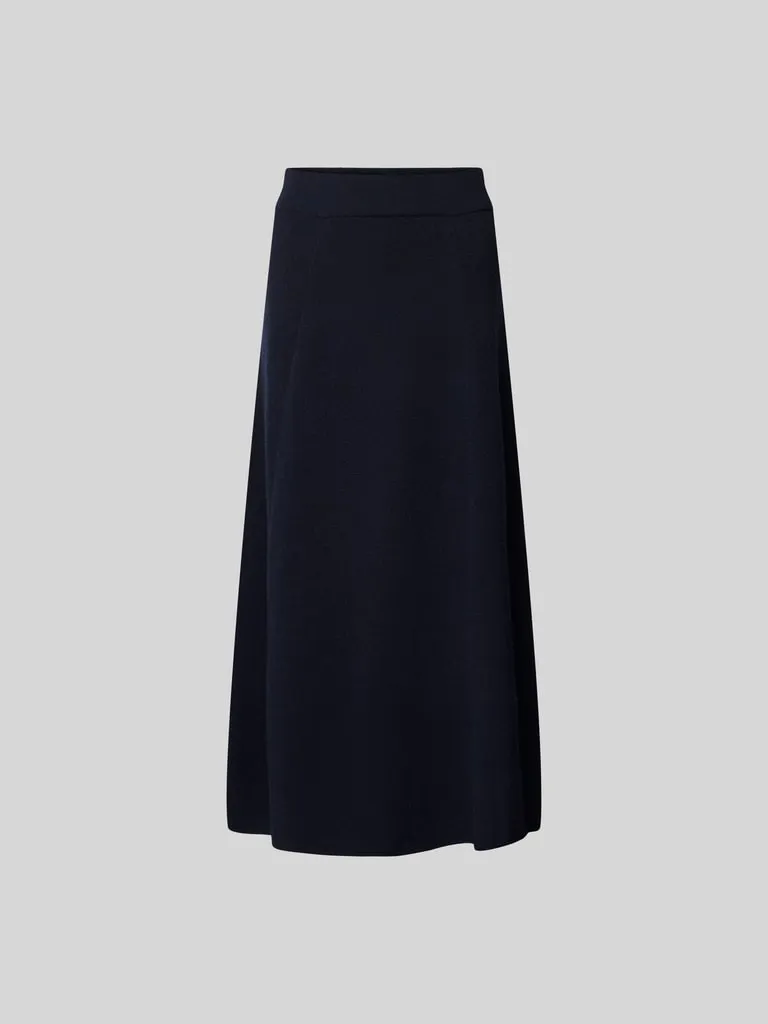 Closed Midirock mit elastischem Bund (bleu) online kaufen