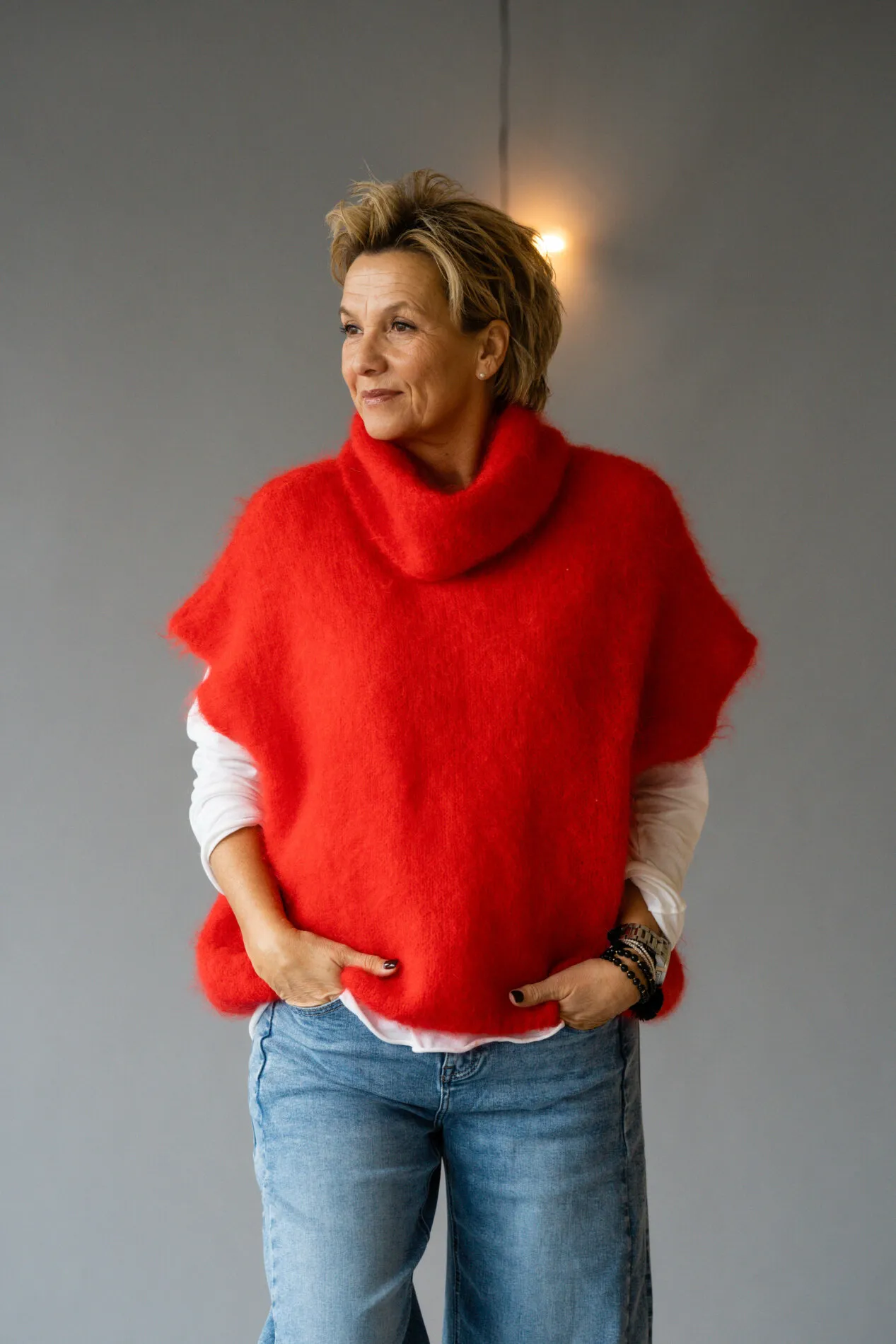 FRAUENSACHE – Mohairmix Pullunder “CHRISTIANE” (GW210)