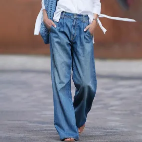 Heidi – Hochwertige & Weit Geschnittene Jeans