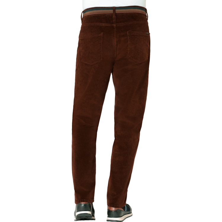 Herren 5-Pocket-Cordhose mit Gürtel