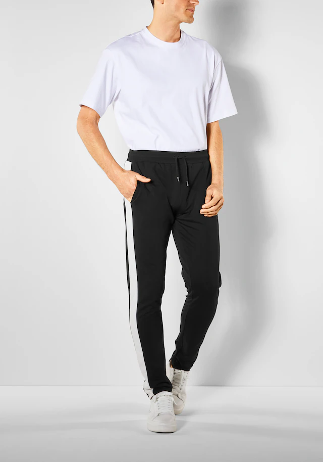 H.I.S Sweathose, seitlicher Streifen mit Logodruck