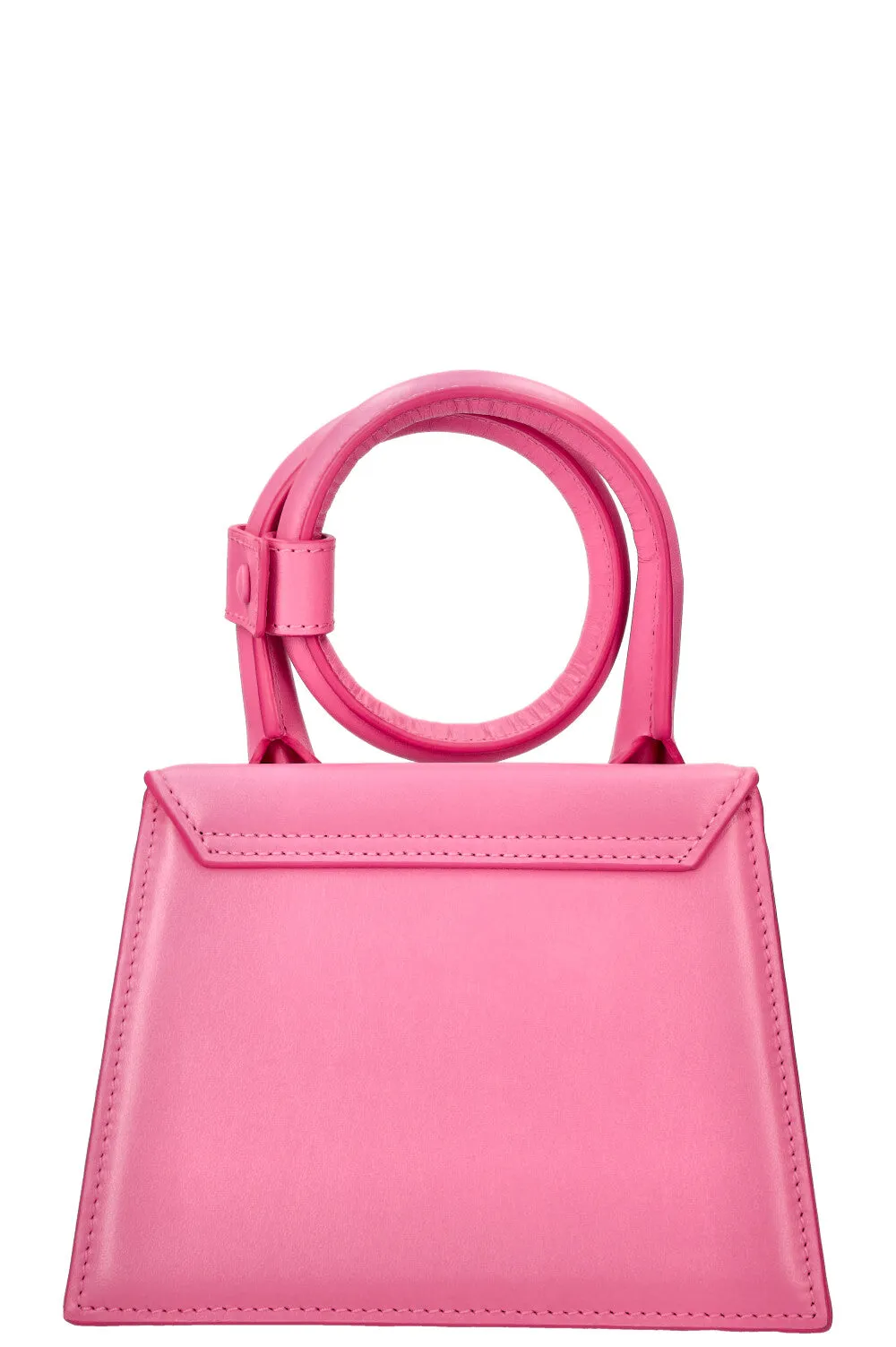 JACQUEMUS Chiquito Bag Noued Leather Pink
