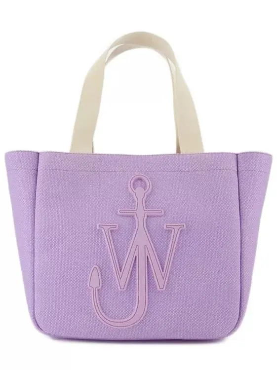   J.W.Anderson  Cabas Tote Bag  - Lilac - Cotton Purple  Shopper 