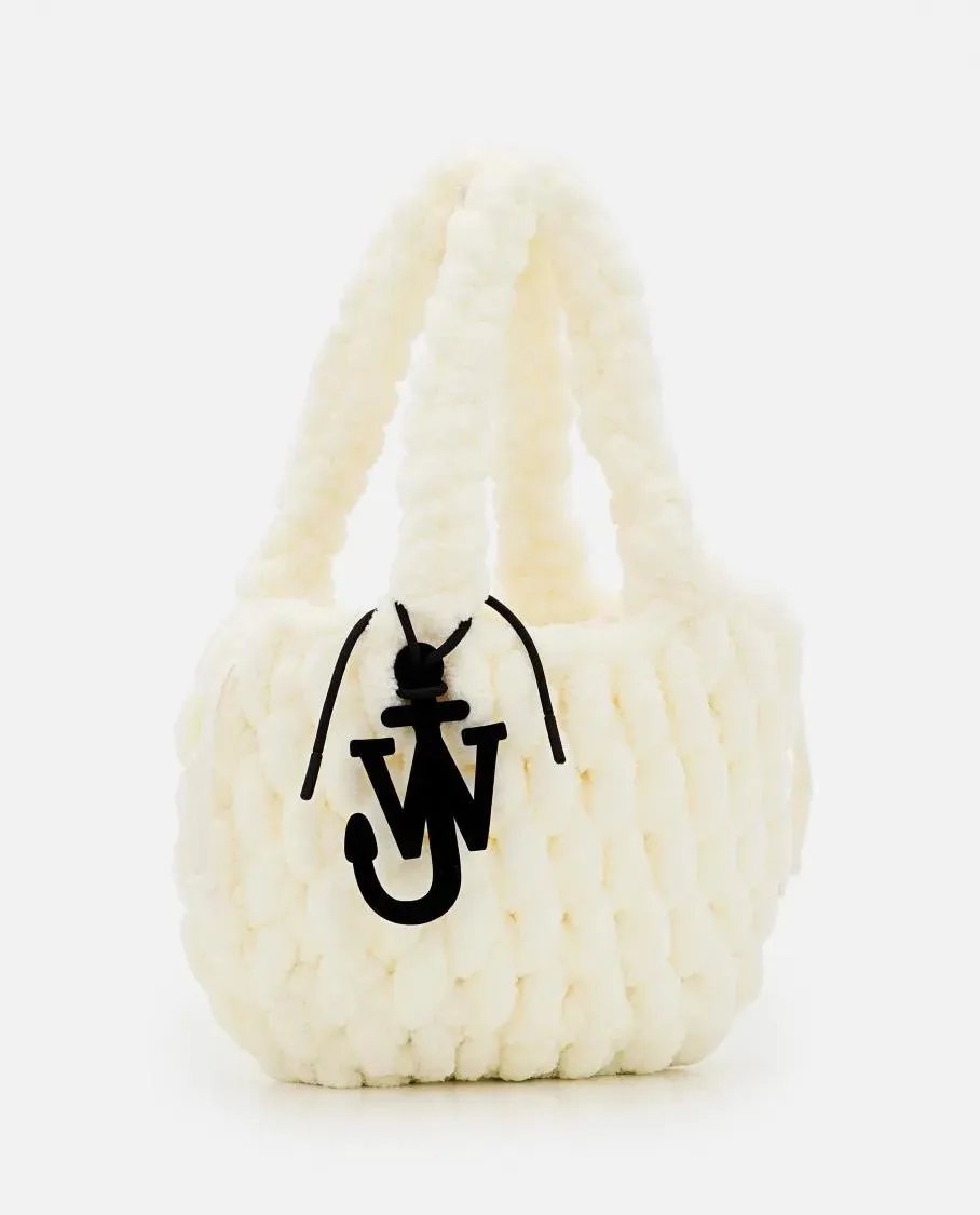   J.W.Anderson  Small Blanket Shopper Crochet Bag Neutrals  Tote 