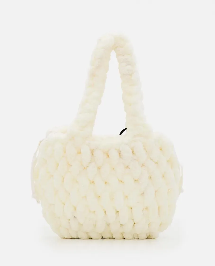   J.W.Anderson  Small Blanket Shopper Crochet Bag Neutrals  Tote 