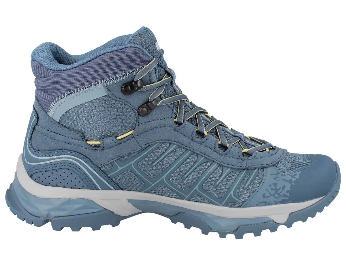 MEINDL Finale GTX Damen Trekkingstiefel blau gelb Veloursleder/Mesh
