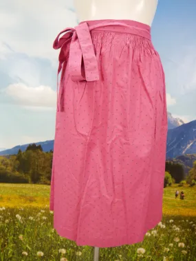 Mittellange Dirndlschürze Baumwolle rot gemustert Dirndl Schürze TS2101