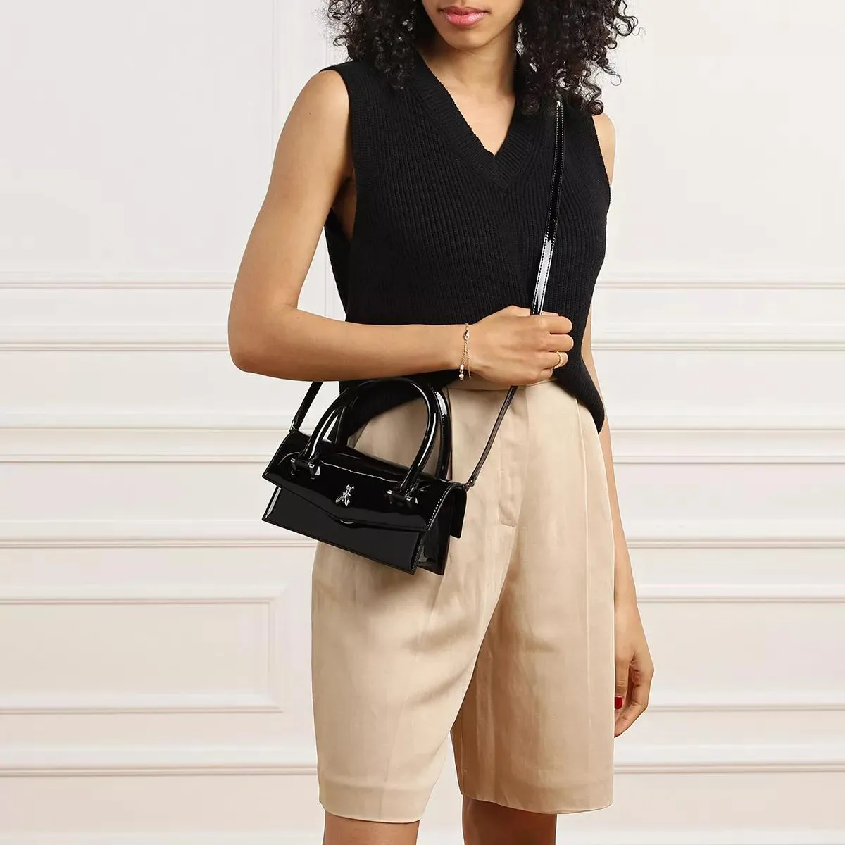   Patrizia Pepe  Borsa/Bag Nero  Satchel 