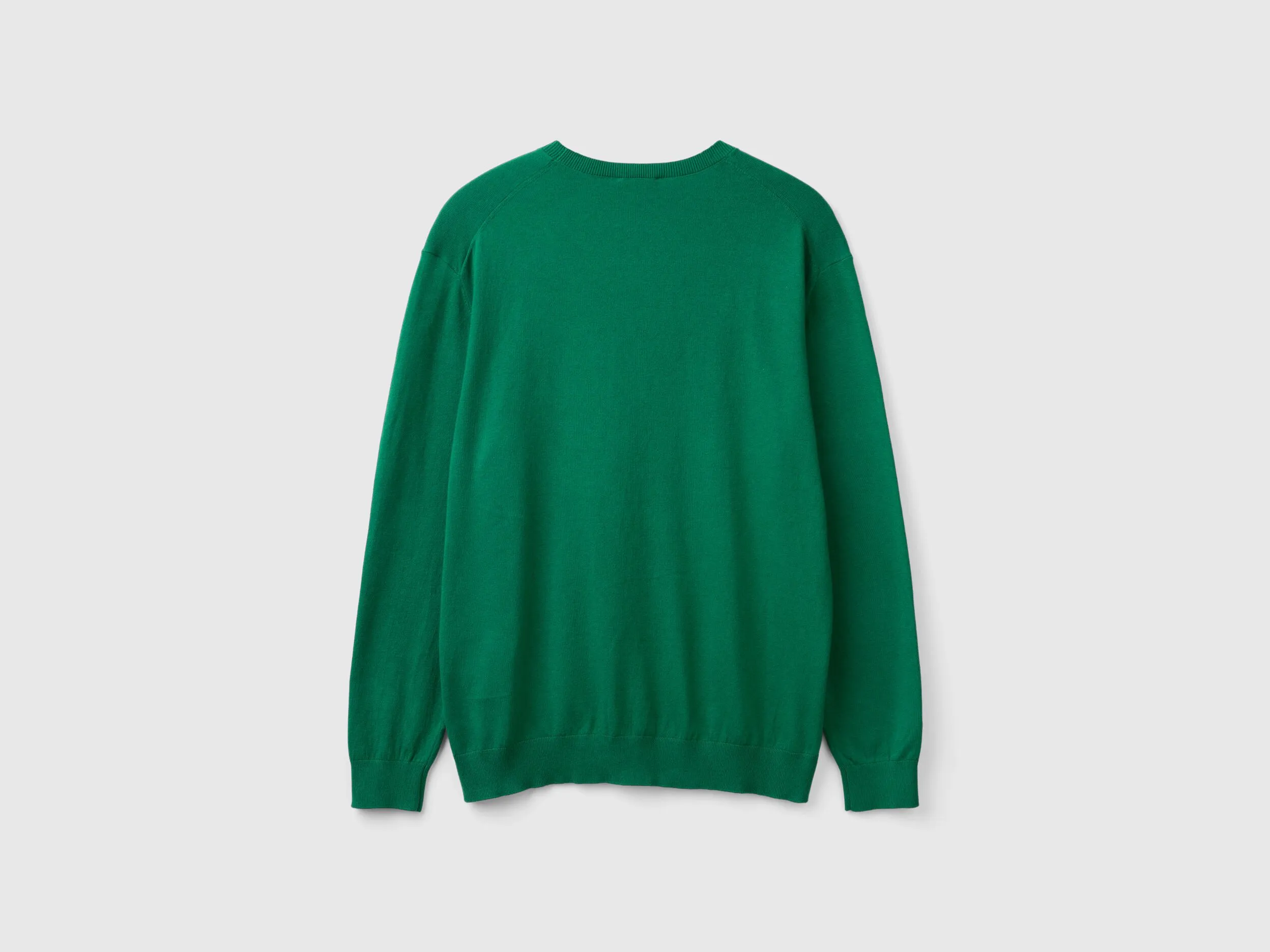Pullover aus einer leichten Baumwollmischung mit Rundhals