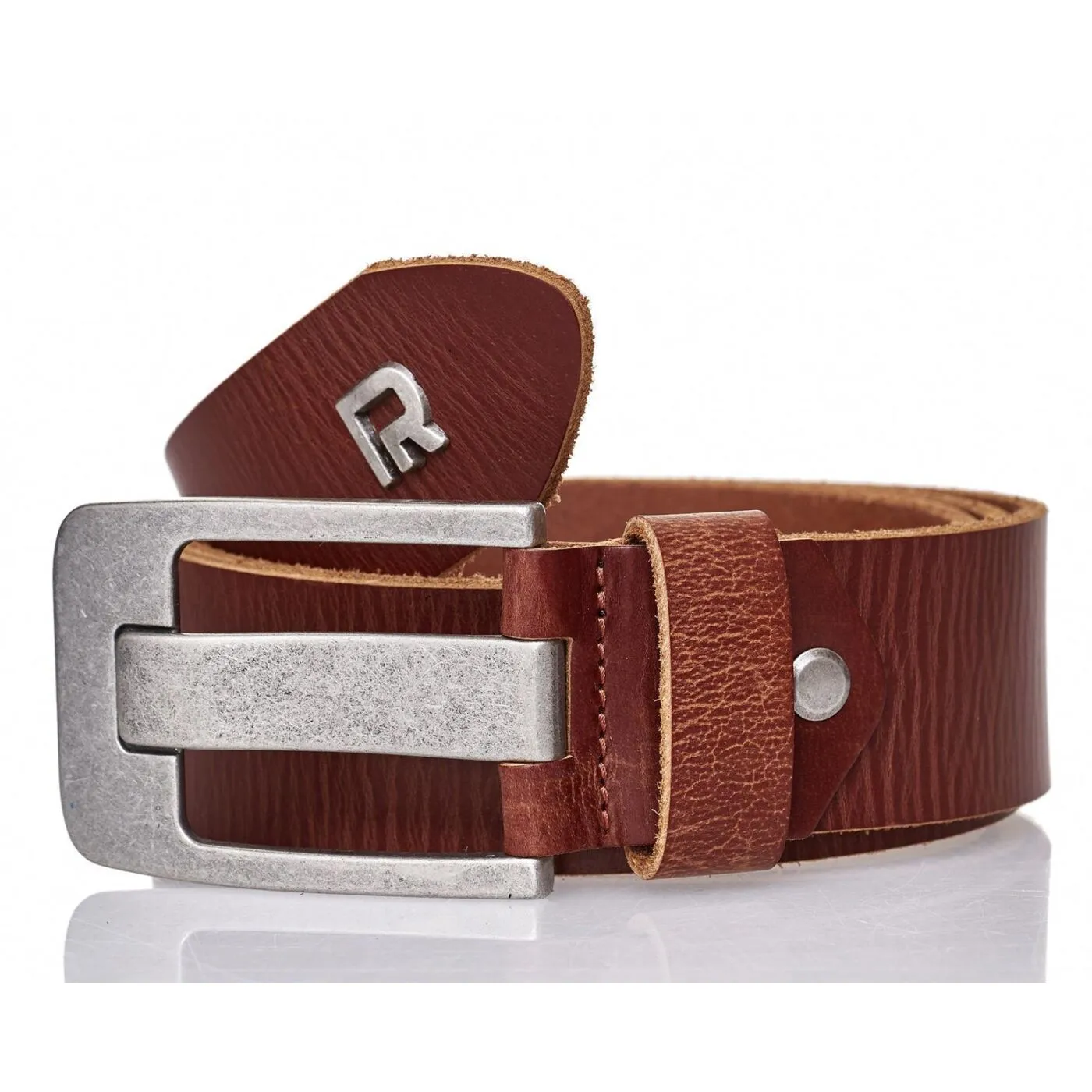Red Bridge Herren Gürtel Ledergürtel RBC Premium Tobacco