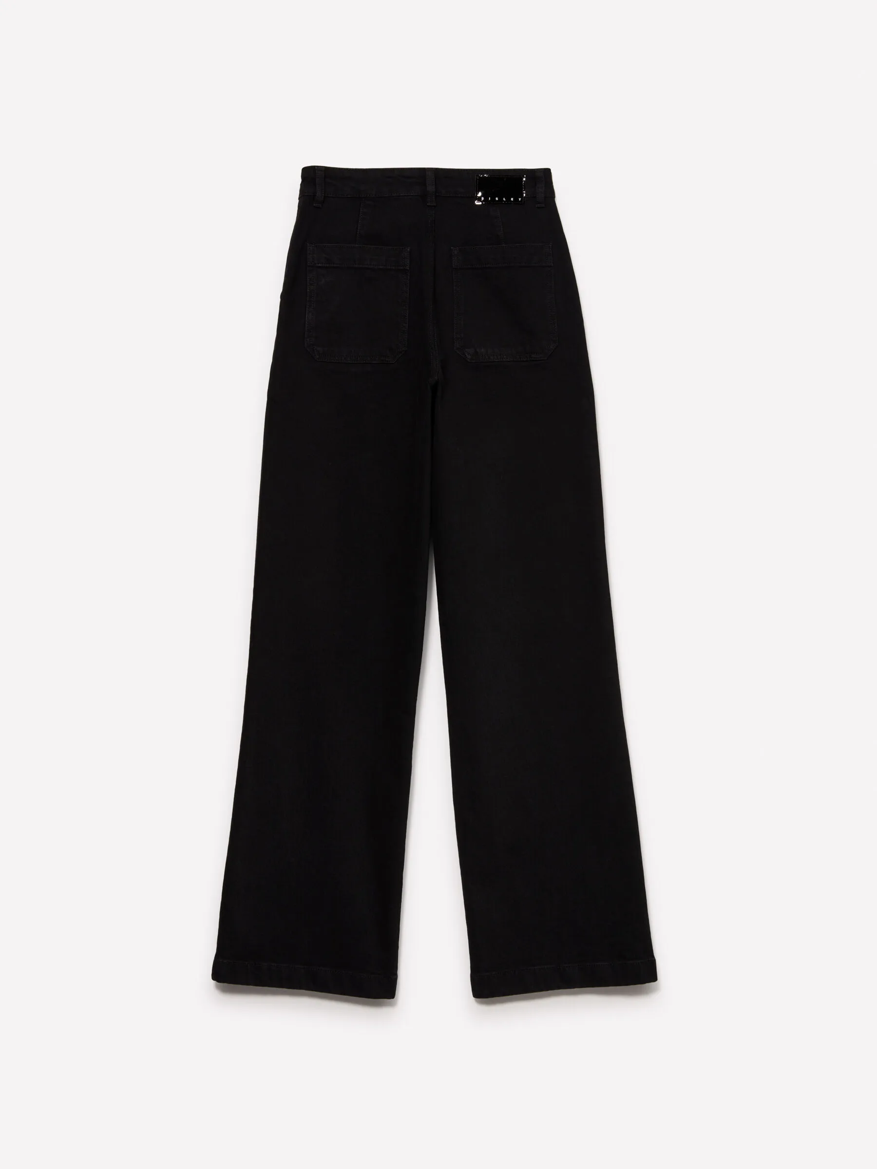 Schwarze Jeans mit Strass, Schwarz 