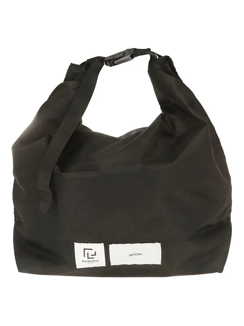   Setchu  Bag With Two Handles Black  Tote 