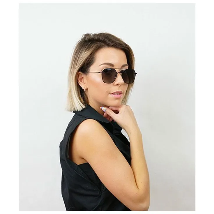 Sonnenbrille Binocle Eyewear ---Lewis Black Mat Gradient Grey Polarized