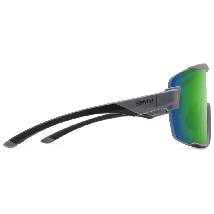 Sonnenbrille Smith ---Wildcat Matte Cement Chromapop Green Mirror