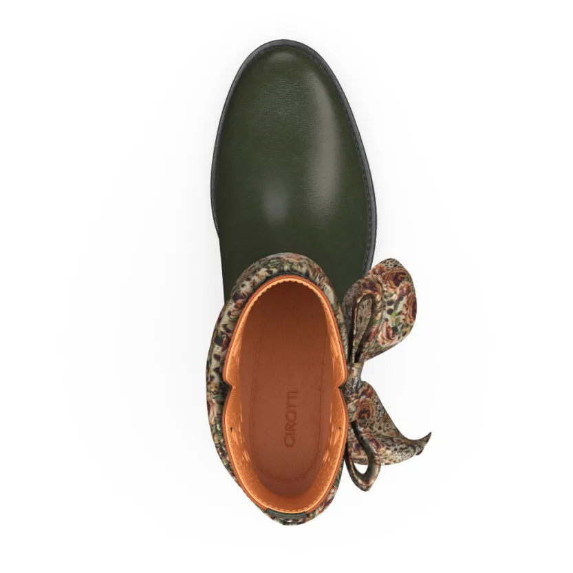Stiefelette mit Verstecktem Absatz 55573