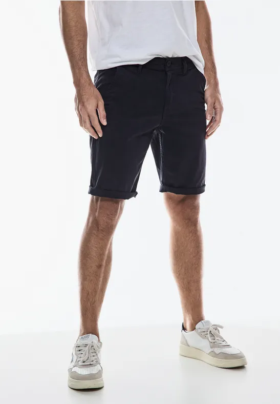 Street One MEN Stretch Twill Chino Shorts 